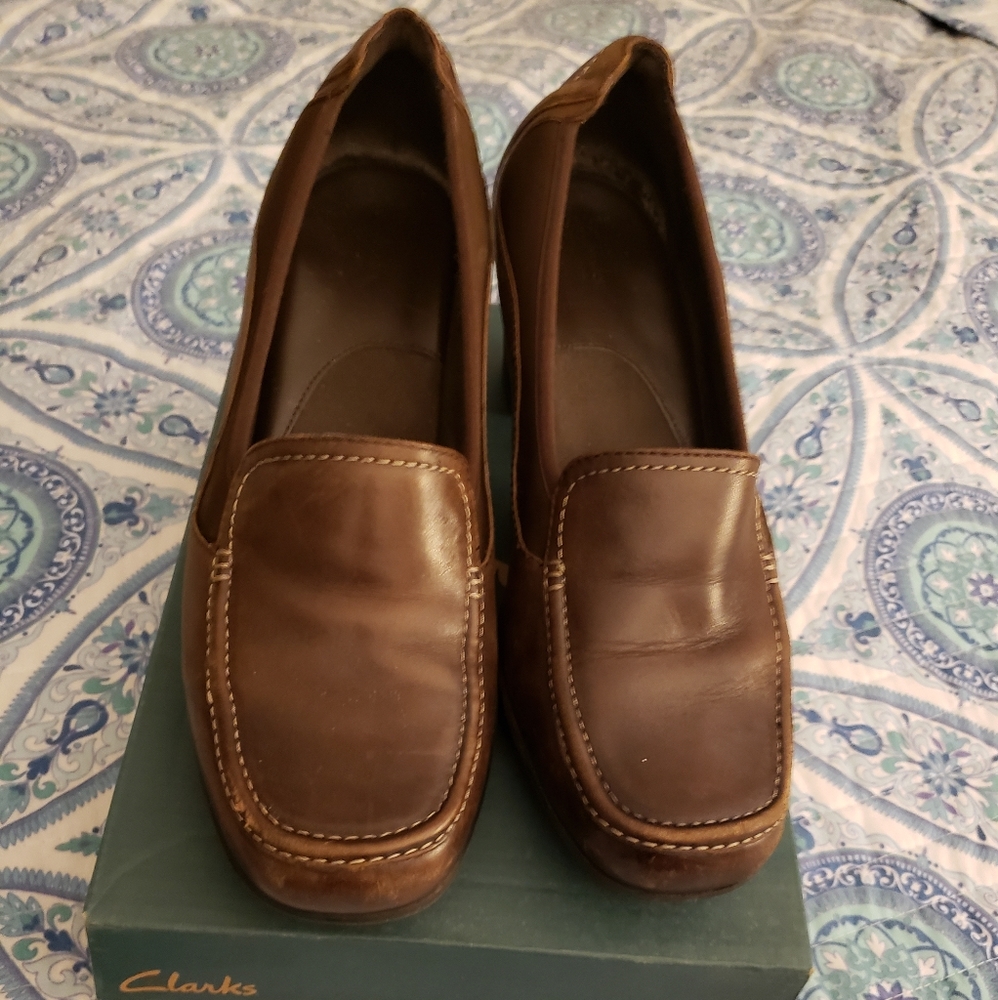 Clarks Brown Loafers